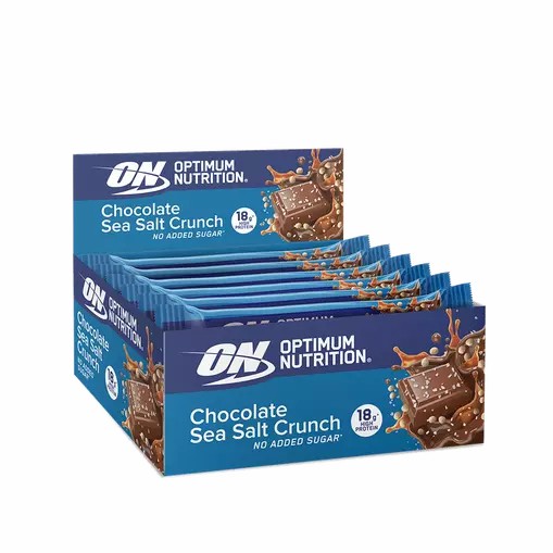 Optimum Nutrition Protein Bar Chocolate Sea Salt Crunch 720 grams (12 Bars) Egypt | 0954762-FV