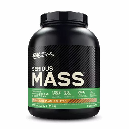 Optimum Nutrition Serious Mass Gainer Chocolate Peanut Butter 2.73 kg (8 Servings) Egypt | 5412863-PC