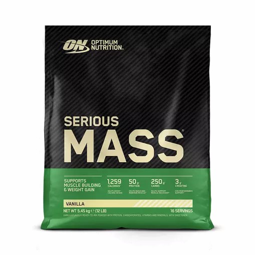 Optimum Nutrition Serious Mass Gainer Vanilla 5.45 kg (16 Servings) Egypt | 4920318-KG